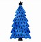 Image result for Blue Christmas Tree Clip Art