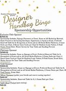 Image result for Purse Bingo Donation Letter