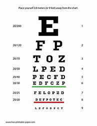 Image result for Eye Chart Printable