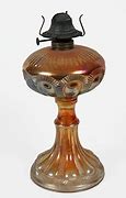 Image result for Carnival Glass Oil Lamp