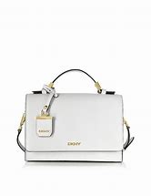 Image result for DKNY White Black Bag