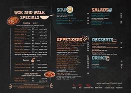 Image result for The Walk RDC Menu