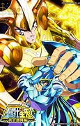 Image result for Gold Anime Lion Saint Saya