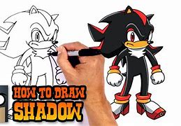 Image result for How to Draw Sonic and Shadow Face