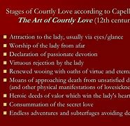 Image result for Rules of Courtly Love