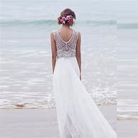 Image result for Bohemian Beach Wedding Dress