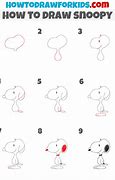 Image result for Easy Draw Snoopy