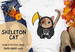 Image result for Skeleton Halloween Cat Clip Art