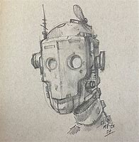 Image result for Robot Face Drawing