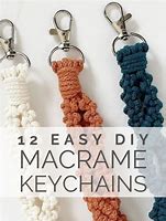 Image result for How to Make Macrame Keychains