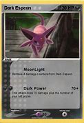 Image result for Dark Espeon Pokemon