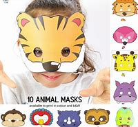 Image result for Printable Face Masks for Kids