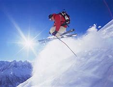 Image result for Someone Skiing