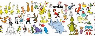 Image result for Pink Dr. Seuss Characters