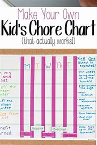 Image result for Chore Chart Ideas for Kids