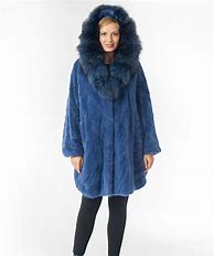 Image result for Dyed Fox Fur Coat