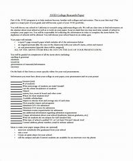 Image result for College Research Paper Template