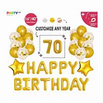 Image result for 70th Birthday Balloon Centerpieces