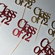 Image result for 50th Class Reunion Cupcake Toppers