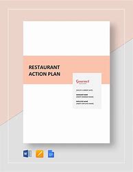 Image result for Restaurant Action Plan Template