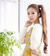 Image result for Long Side Ponytail