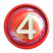 Image result for Number 4 Button PNG