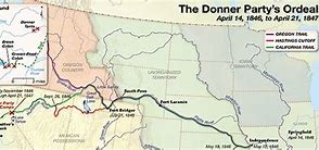 Image result for Donner Party Map