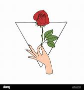 Image result for Triangle Flower Drawing