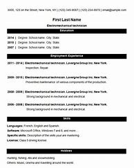 Image result for Pattern of Resume