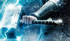 Image result for Thor Holding Mjolnir