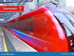 Image result for Red High Speed Train