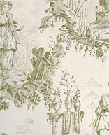 Image result for Light Blue and Green Toile Wallpaper