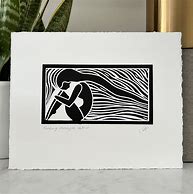 Image result for Lino Art Inspired by Fashion