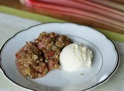 Image result for Layered Rhubarb Crisp