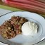 Image result for Homemade Rhubarb Crisp