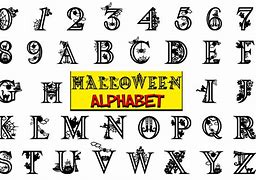 Image result for Halloween Fonts ABC