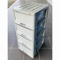 Image result for Plastic Storage Cabinet with Drawers