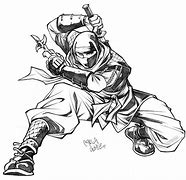 Image result for Ninja Poses Drawing