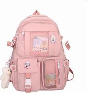 Image result for Cute Black Plain Backpacks