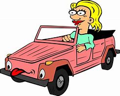 Image result for Cartoon Girl Car