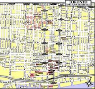 Image result for Map of Tourist Sites in Toronto