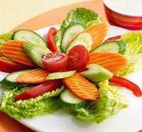 Image result for Creative Arranged Vegetable Salad