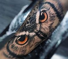 Image result for Wolf and Owl Eye Tattoo