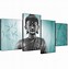 Image result for Extra Wide Canvas Teal Wall Art