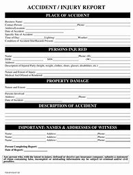 Image result for Injury Assessment Form