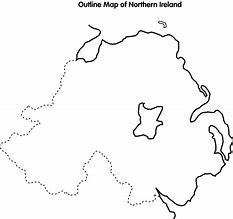 Image result for Blank Map of NI