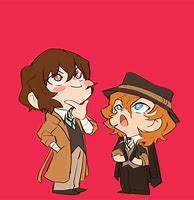 Image result for Chuuya and Dazai Cards BSD