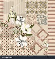 Image result for Floral Silk Scarf Square