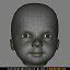 Image result for Baby Head 3D Model