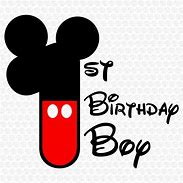 Image result for Mickey Mouse Birthday Boy Silhouette SVG